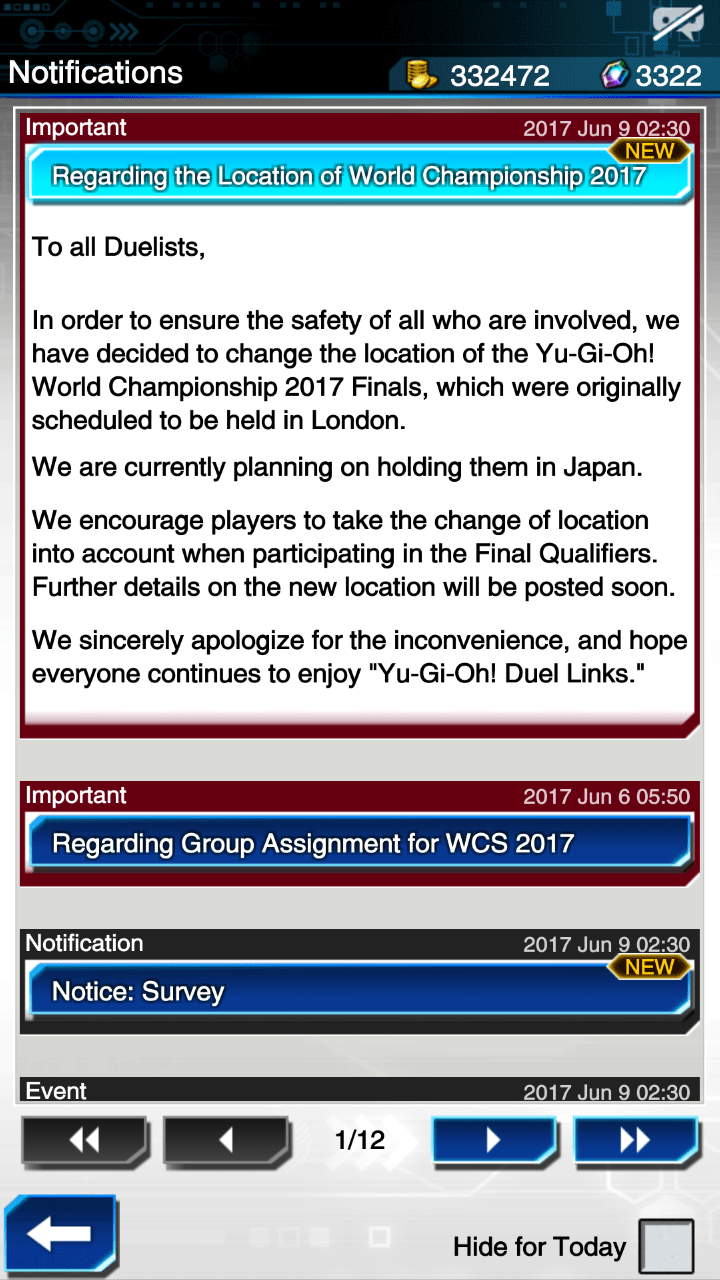 [Worlds] World Championship 2017 Venue Change