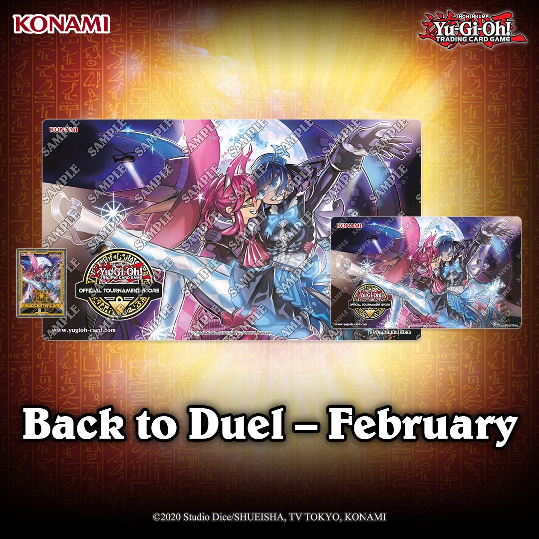 Evil Twins Present Yu-Gi-Oh OTS Back to Duel SEALED Yugioh Playmat 