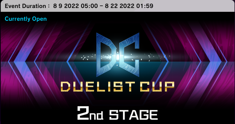 The Organization | [Master Duel] Duelist’s Cup 2nd Stage